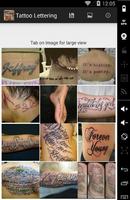 Tattoo Lettering постер