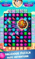 Candy Sweet Star Bomb Match 3 تصوير الشاشة 1