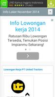 Info Lowongan Kerja Indonesia स्क्रीनशॉट 3