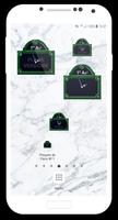 Plaques de Paris | Clock Widget | № 1 ポスター