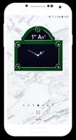 Plaques de Paris | Clock Widget | № 1 captura de pantalla 1