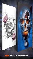 Devil Skeleton Skull Wallpaper And Background capture d'écran 2