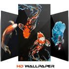 Koi Fish Wallpaper And Background أيقونة