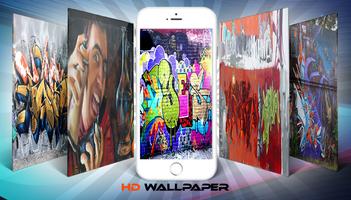 Graffiti wallpaper And Background Plakat