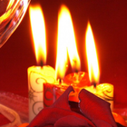 candle roses live wallpaper icon