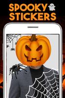 Cute Halloween Stickers Affiche