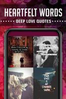 Deep Love Quotes poster