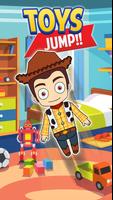 Jump & Running Cowboy Cartoon पोस्टर