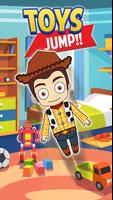 Jump & Running Cowboy Cartoon poster