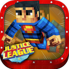 Superhero Block Skins Running 圖標