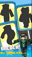 Superhero Block Skins Running ภาพหน้าจอ 2