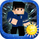 3D Star Block Ship Skins Run icon