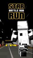 3D Space Run Star Blocks Skins Affiche