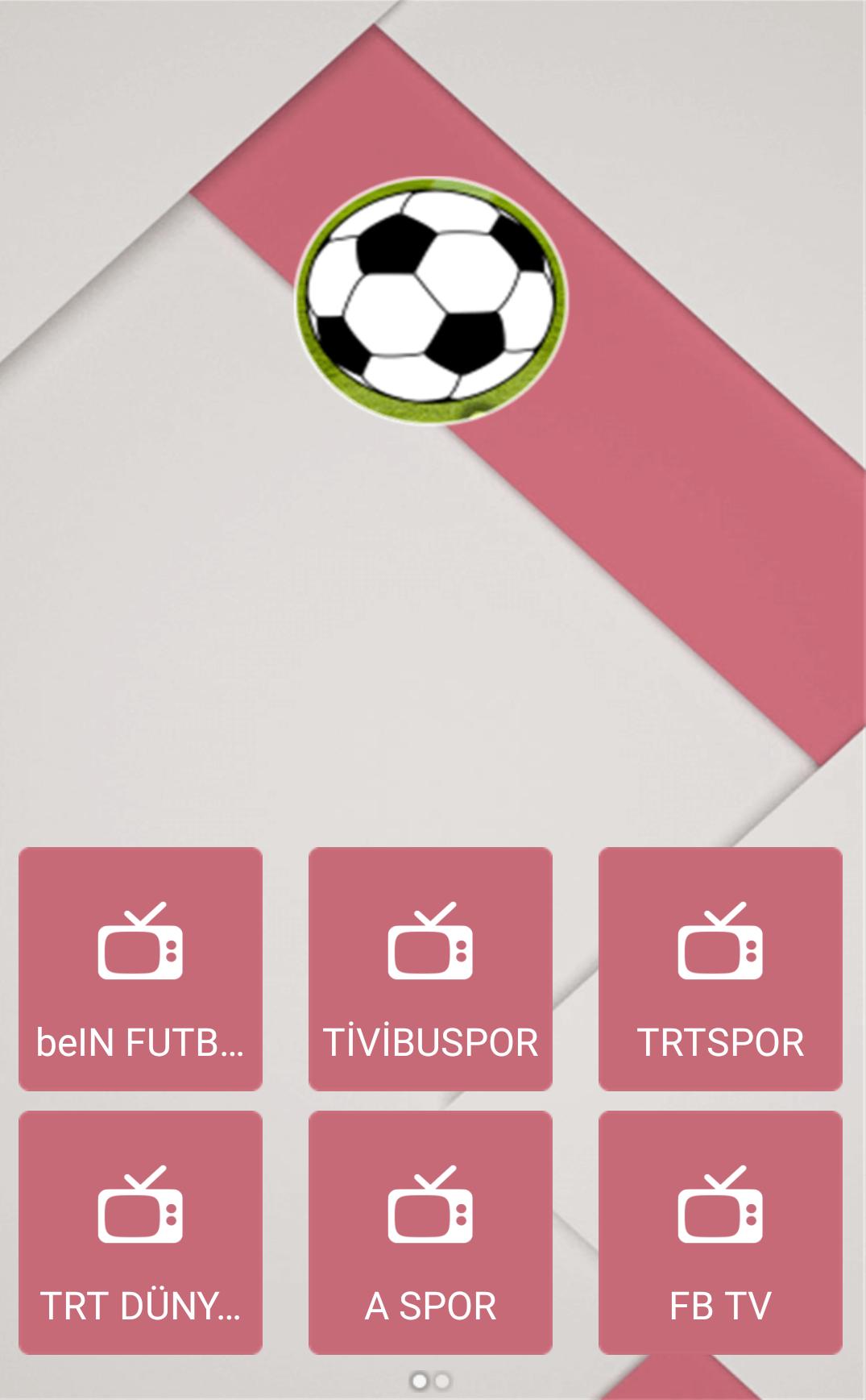 Android için Canlı Futbol İzle - APK'yı İndir