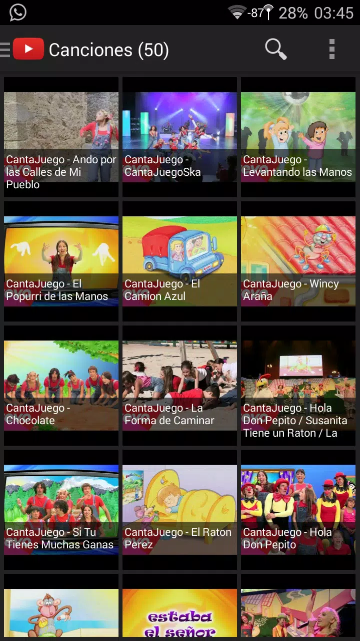Descarga de APK de Cantajuegos - Canciones para Android