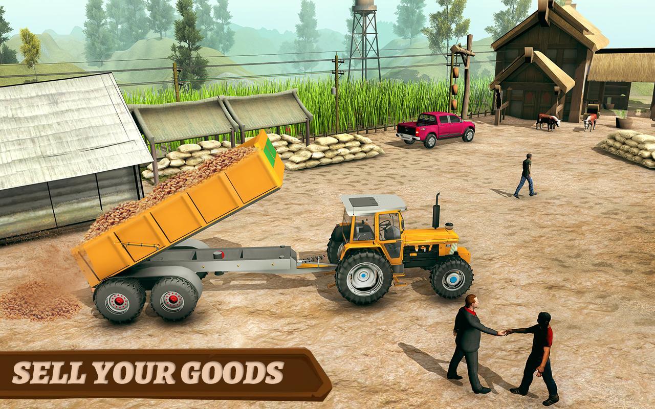 Real Farm SIM. Real Farming Simulator mobile game indian tractor Simulator Android Gameplay. Crops &Cattly 2019 APK game. Игры ферма 2019