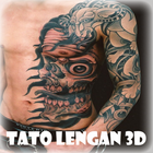 Tato Lengan 3D アイコン