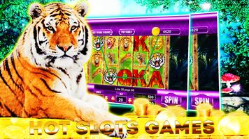 Tiger vs Lion Slots постер