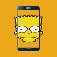 Bart Simpson Live Wallpapers Affiche