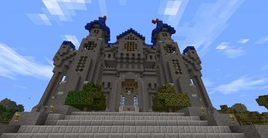 Castle Build Minecraft Affiche