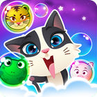 Bubble Shooter Rescue -Pet Cat Bubble blast crush biểu tượng