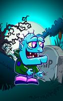 Poster Zombie Chase Glow Zapper Dash