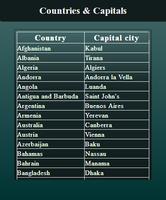 Country Capital learning screenshot 3