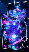 Capricorn Constellation Theme Glitter Purple Galax ภาพหน้าจอ 2