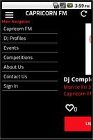 1 Schermata Capricorn FM