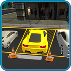 Multi-level car parking simulation 3d আইকন