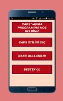 Caps Yapma Programı Affiche