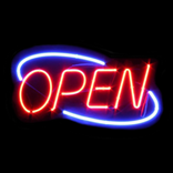Open sign