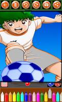 Captain Tsubasa Coloring Pages Affiche