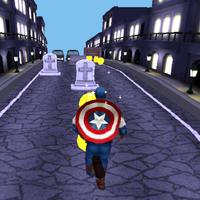 Captain America Subway Run Adventure capture d'écran 2