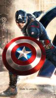 Captain America Lock Screen Affiche