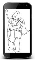 Coloring Pages for Captain Underpants постер