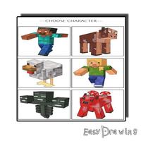 Poster How To Draw Minecraft