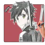 How To Draw SAO For Fans