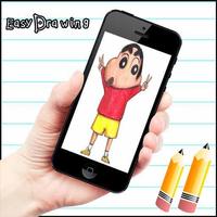 How To Draw Shinchan Easy Affiche