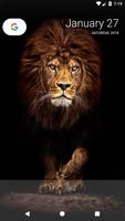 Löwen Tapeten Plakat
