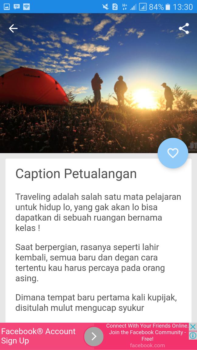 Android Caption IG Keren  Menarik APK  