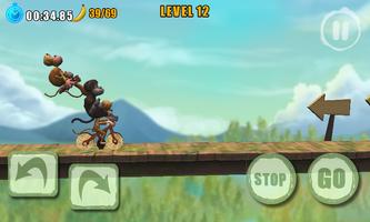 Bike Monkeys: Race for Bananas اسکرین شاٹ 3