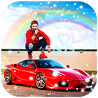 آیکون‌ Red Car Photo Frame Editor