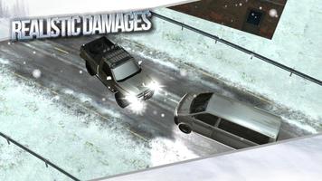 Winter Traffic Car Driving 3D capture d'écran 3