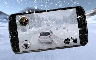 Real Snow Speed Drift Car Racing Game Free 3D City-poster