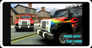 Two Cars - Route 66 โปสเตอร์