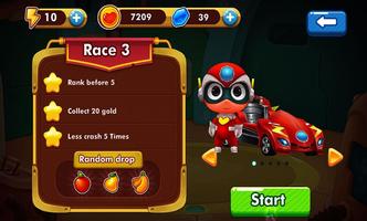 Toon Car Transform Racing Game ảnh chụp màn hình 1