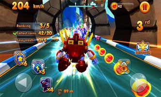 Toon Car Transform Racing Game imagem de tela 3