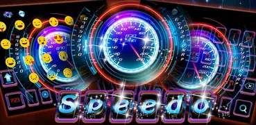 Car speedometer Keyboard Theme