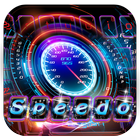Car speedometer Clavier Thème icône